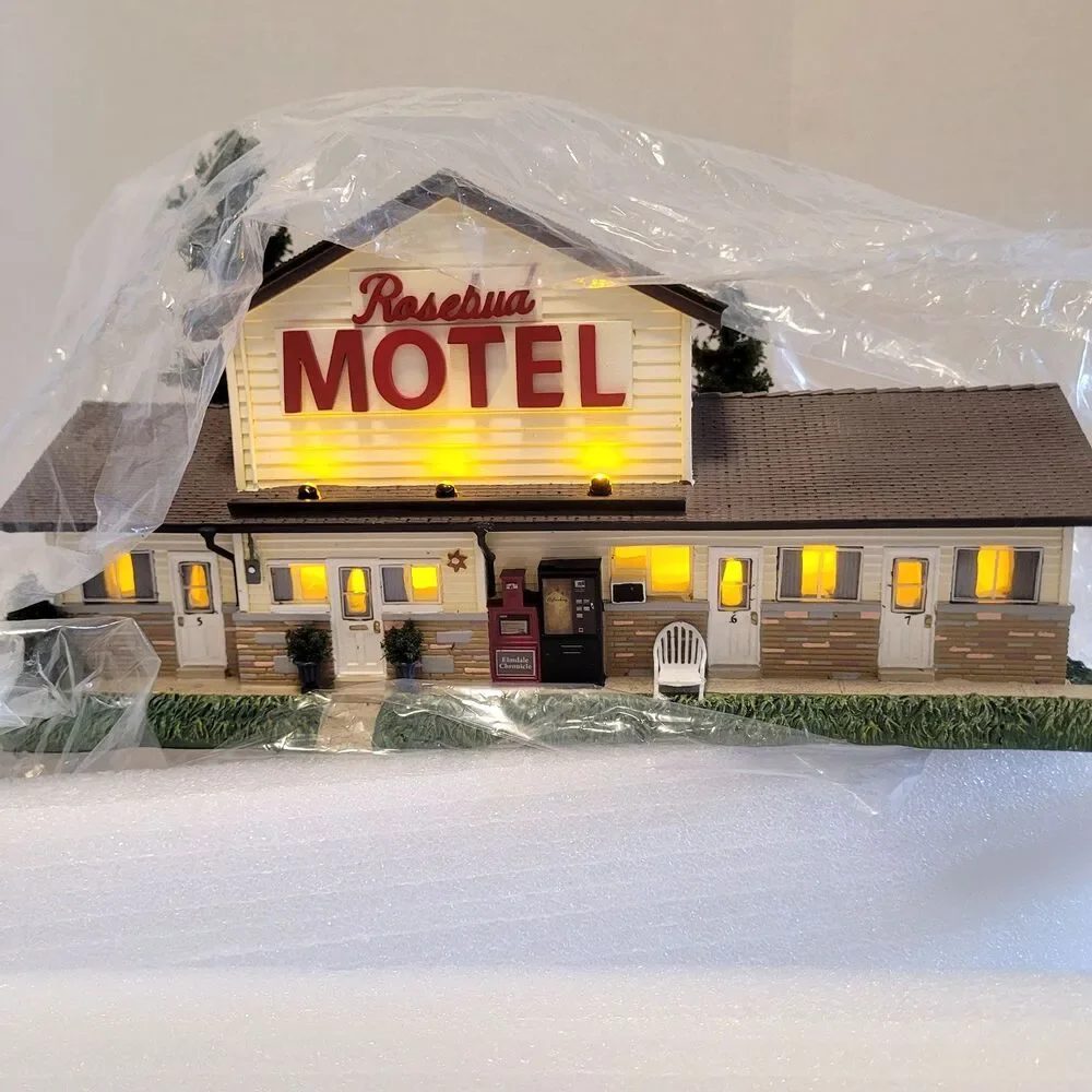 Dept 56 THE ROSEBUD MOTEL SCHITT'S CREEK Hot Properties 6013684 LIGHTS UP! NEW